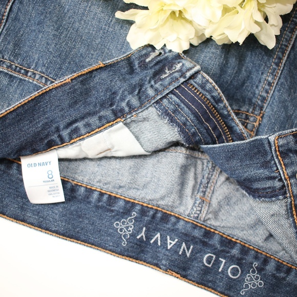 Old Navy Blue Denim Mini Skirt Medium - Picture 8 of 8